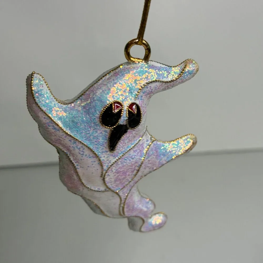 Smithsonian Institution Warshaw Coll 3 Halloween Ornaments Pumpkin Cat Ghost